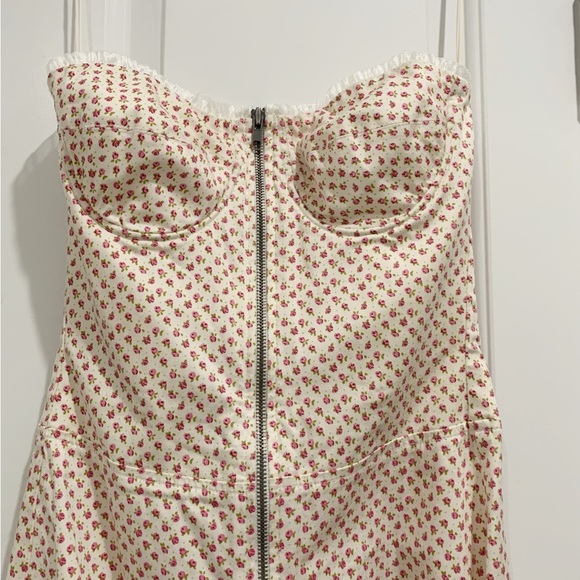 Betsey Johnson vintage floral corset bustier dress! - Picture 2 of 6